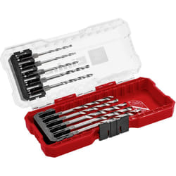 Einhell 108723 Jeu de forets pour le métal 10 pièces 2 mm, 2.5 mm, 3 mm, 3.5 mm, 4 mm, 4.5 mm, 5 mm, 5.5 mm, 6 mm, 6.5 mm 1 set R286732