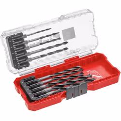 Informations techniques Diamètre de perçage : 3 mm, 4 mm, 5 mm, 6 mm, 7 mm, 8 mm Matériau (perceuse) : acier à métaux Quantit ...