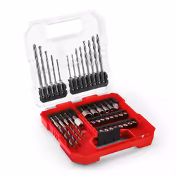 Einhell 49109053, Perceuse, Ensemble de forets, 25 mm, Bois dur, Maçonnerie, Plastique, Plaque métallique (fine), Bois, Acier ...