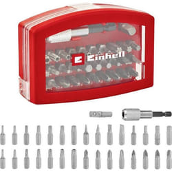 Einhell BELT CLIP 118495 Jeu dembouts 32 pièces TORX PZ PH vis à fente Tamper Torx avec porte-embout