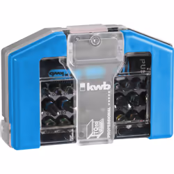 kwb 119000, 32 pièce(s), Phillips, Cruciforme, Fente, Torx, Acier, 1x PH 1, 2x PH 2, 1x PH 3 1x PZ 1, 2x PZ 2, 1x PZ 3 Slotte ...