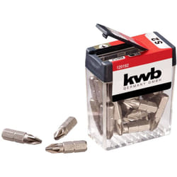 kwb 120192 Embout cruciforme PZ 2 acier 25 pc(s)