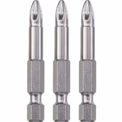 Informations techniques Longueur : 50 mm Matériau : acier Propulseur : 1/4" (6.3 mm) Taille (tournevis) : PZ 3 Embouts INDUST ...