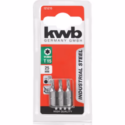 kwb 121215 embout de tournevis 3 pièce(s)