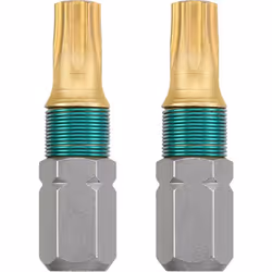 Informations techniques Longueur : 25 mm Matériau : acier Propulseur : 1/4" (6.3 mm) Taille (tournevis) : T 15 Embouts EN TIT ...