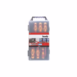 KWB Einhell 49140870 Jeu de 6 Tournevis d'électricien isolés 1000V Acier Chrome-Vanadium Jeu de 6 pièces de TOURNEVIS d'élect ...