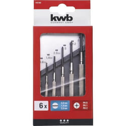 Coffret dhorloger - KWB - 145190 - 6 pièces - Outils pour montre - Tête rotative