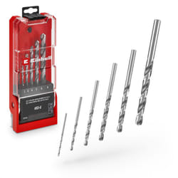 Einhell - Set de 6 forets hss (Forets pour métal, Diamètre: 2, 3, 4, 5, 6 et 8mm)