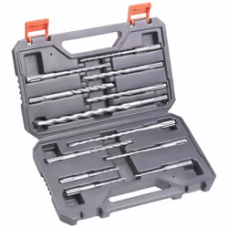 kwb 240280 carbure de tungstène Jeu de forets pour marteau-perforateur 5.0 mm 6.0 mm 8.0 mm 10.0 mm 12 mm 14 mm SD