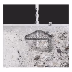 kwb 260505, Marteau perforateur, 5 mm, Ciment aéré, Brique, Béton, Grès, pierre, 11 cm, SDS Plus, Noir