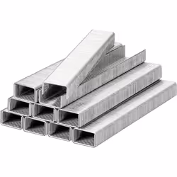 Informations techniques Type de produit: Pointes pour cloueuse Pinces, 12,3 mm x 12 mm, fil plat, acier, 750 pcs. Fil d'acier ...