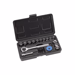 KWB Einhell 49371990 Coffret Cliquet 13 Clés Douille 1/4" Rallonge 50mm COMPOSANTS INCLUS : 1 Cliquet 1/4" Carré 1/4" HEX Ø4/ ...