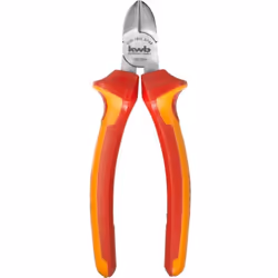 Pince coupante oblique VDE Certifié VDE GS, forme selon DIN ISO 5749, lame brute forgée en Allemagne, acier carbone, finition ...