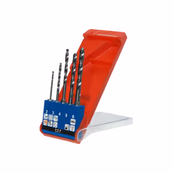 Présentation : Ce jeu de 5 forets hélicoïdaux HSS à queue 6 pans 1/4" KWB - 2 à 6 mm convient pour une utilisation avec toute ...