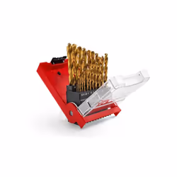 Lot de 19 forets en titane HSS-TiN pour métal | EINHELL 49427019