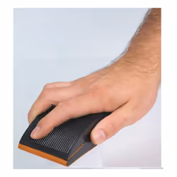 kwb 485000, Flexible, Bloc de ponçage, Noir, 130 x 70 mm