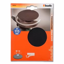 kwb 487014 accessoire pour meuleuse d'angle Plateau de ponçage