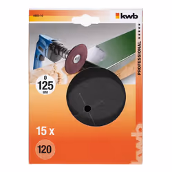 kwb 490230 fourniture de ponçage et de meulage rotatif Métal, Bois Disque de ponçage