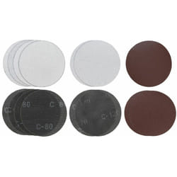 Jeu de 15 abrasifs pour ponceuse girafe 180mm (Grain 80 et 120) - KWB