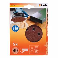 kwb 491804 Accessoire de ponceuse 5 pièce(s) Disque de ponçage