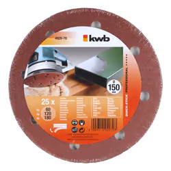 kwb 492070 Accessoire de ponceuse 25 pièce(s) pâte sablée