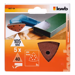 kwb 492704 Accessoire de ponceuse 5 pièce(s) Disque de ponçage