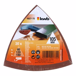 kwb 492770 Accessoire de ponceuse 20 pièce(s) Patin de ponçage