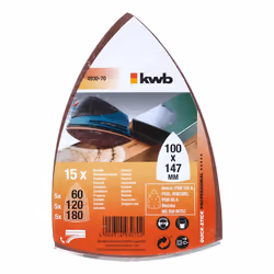 kwb 493070 Accessoire de ponceuse 15 pièce(s) pâte sablée