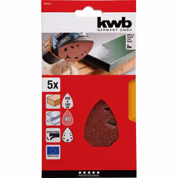 kwb 493512 Accessoire de ponceuse 5 pièce(s) Disque de ponçage