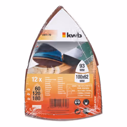 kwb 496170 Accessoire de ponceuse 12 pièce(s) pâte sablée