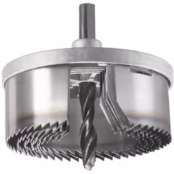 Informations techniques Diamètre de perçage : 60 mm, 68 mm, 74 mm, 81 mm, 95 mm Poids : 475 g compatibilité du matériau : Boi ...