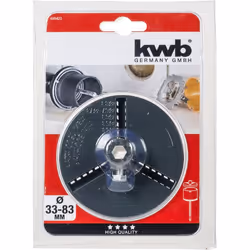 kwb 499423, Adaptateur pour scie cloche, 3,3 cm, 8,3 cm
