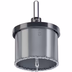 Informations techniques Diamètre de perçage : 83 mm Poids : 431 g compatibilité du matériau : Carrelage, Céramique, Panneaux ...
