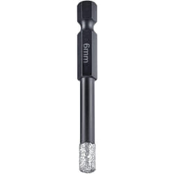 KWB - diamant foret pour perceuse à carrelage pour perceuse, scie cloche avec trou e 6.3, couronne de forage diamond 6 mm