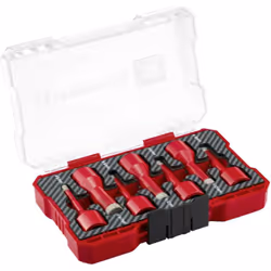 Informations techniques Diamètre de perçage : 6 mm, 8 mm, 10 mm, 12 mm, 14 mm Mandrin porte-outil (perceuse) : M14 Quantités  ...