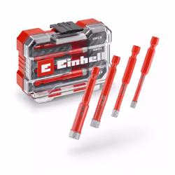 Einhell 49500404, Perceuse, Ensemble de forets, 68 mm, Granit, Marbre, Grès cérame, Tuile de toit, Rouge, 4 pièce(s)