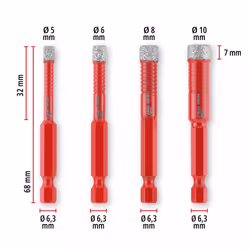 Einhell 49500404 foret Ensemble de forets 4 pièce(s)