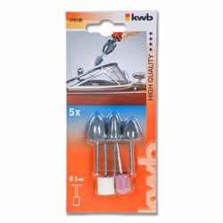 kwb 510100 fourniture de ponçage et de meulage rotatif Verre, Céramique dure, Métal, Plastique Kit d'accessoires