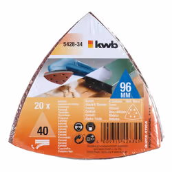 kwb 542834 Accessoire de ponceuse 20 pièce(s) Patin de ponçage