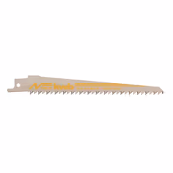kwb 576600, Lames de scie sabre, Acier au carbone, Laminé, Bois tendre, Bois, Acier fin au carbone, Acier inoxydable, 13 cm, ...