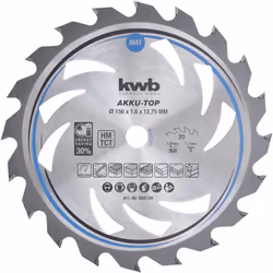 Informations techniques Code kwb : M 41 épaisseur de coupe : 1,6 Informations techniques Dimension produit, Ø : 156 mm Donnée ...