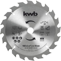 kwb 584359 Lame de scie circulaire 160 x 16 mm 1 pc(s)