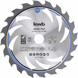 Informations techniques code kwb : M 45 EPAISSEUR de coupe : 1,6 Informations techniques Dimension produit, Ø : 160 mm Donnée ...