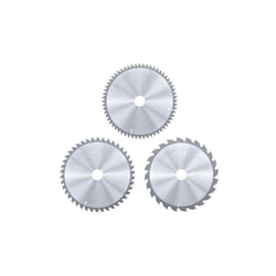 Lot de 3 lames einhell pour scie circulaire - 24-42-60 dents - 210 x 30mm