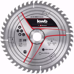 Lame de scie 250x30x3,2mm 48 dents