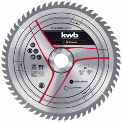 Lame pour scie sur table diamètre 254 mm, 40 dents - KWB