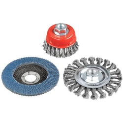 KWB - Jeu de brosses métalliques pour meuleuse d'angle 597510 3 pc(s) X998742