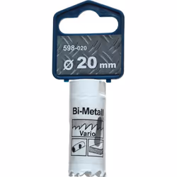kwb 598020, Unique, Perceuse, Aluminium, Cuivre, Plaque de plâtre, Plastique, Acier, Bois, Blanc, Bimétal, Acier rapide, Acie ...