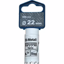 kwb 598022, Unique, Perceuse, Aluminium, Cuivre, Plaque de plâtre, Plastique, Acier, Bois, Blanc, Bimétal, Acier rapide, Acie ...