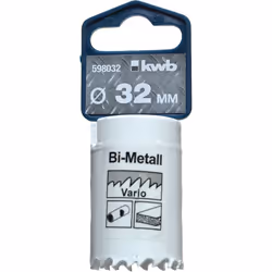 kwb 598032, Unique, Perceuse, Aluminium, Cuivre, Plaque de plâtre, Plastique, Acier, Bois, Blanc, Bimétal, Acier rapide, Acie ...